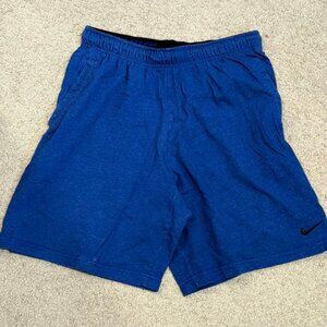 Nike Jersey Shorts - Size Large - Blue